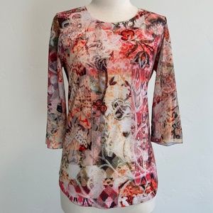 SOLD - Christopher & Banks 3/4 Sleeve Top